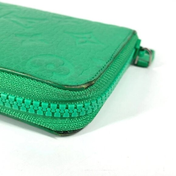 LOUIS VUITTON M81549 Monogram-Taurillon Clemence Zippy Wallet Zip Around Wallet - Picture 6 of 16